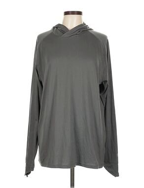 Freefly Womens Lightweight Hooded Long Sleeve XL Gray